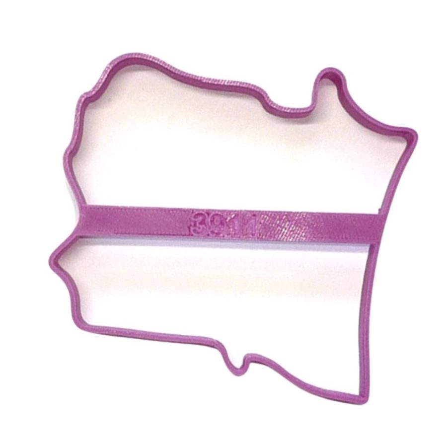 San Sebastian Puerto Rico Municipality Outline Cookie Cutter Made In USA PR3911