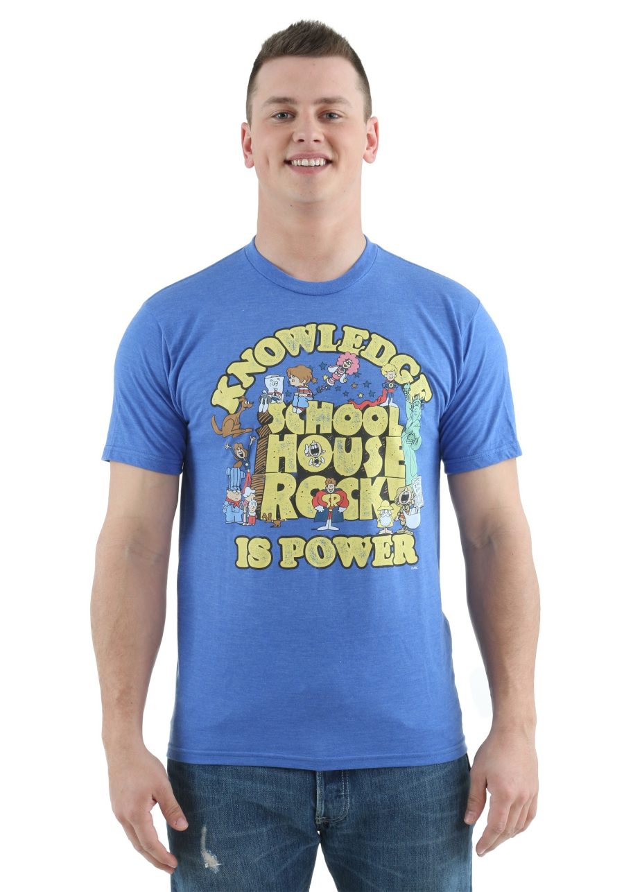 Schoolhouse Rock Knowledge is Power T-Shirt for Adults