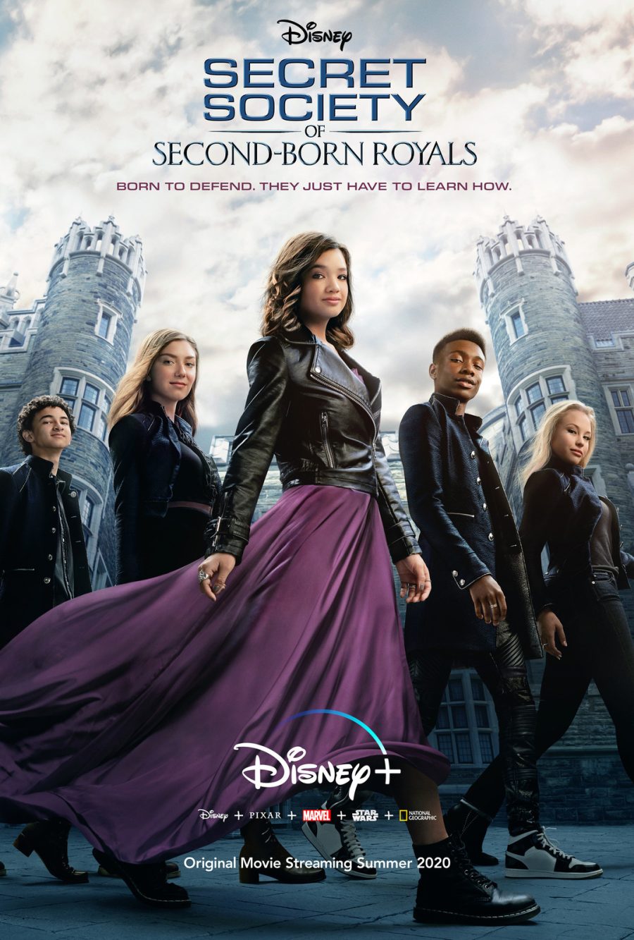 Secret Society of Second Born Royals Poster Disney Movie Art Film Print 24x36"