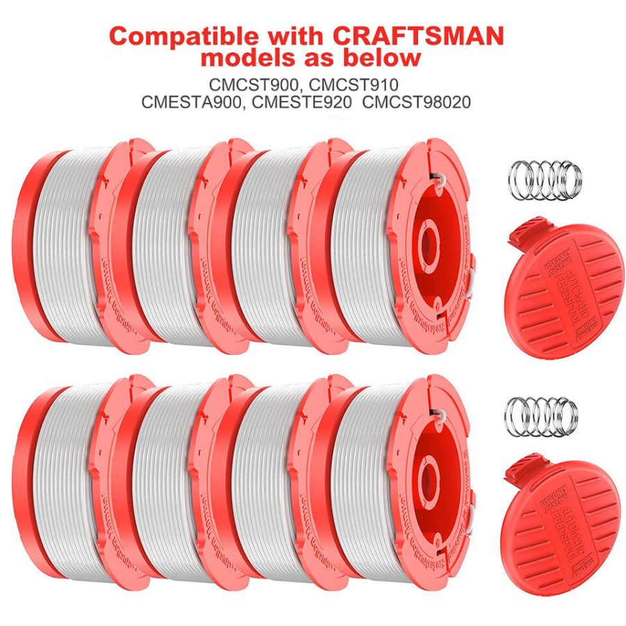 String Trimmer Line Spools for Craftsman CMZST065 CMCST900 CMESTA900 CMESTE920