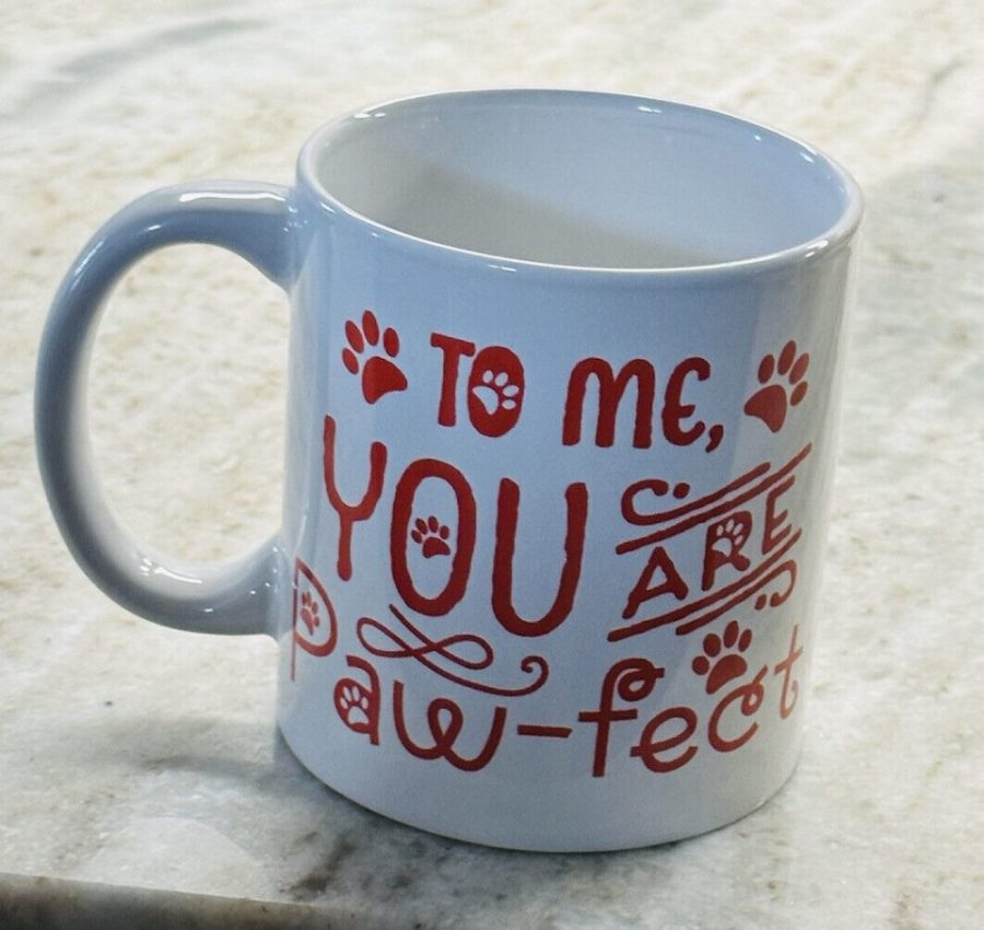 To Me You Are Paw-fect Oversized Mug 4"H x 3 1/2"W-Greenbrier-14oz