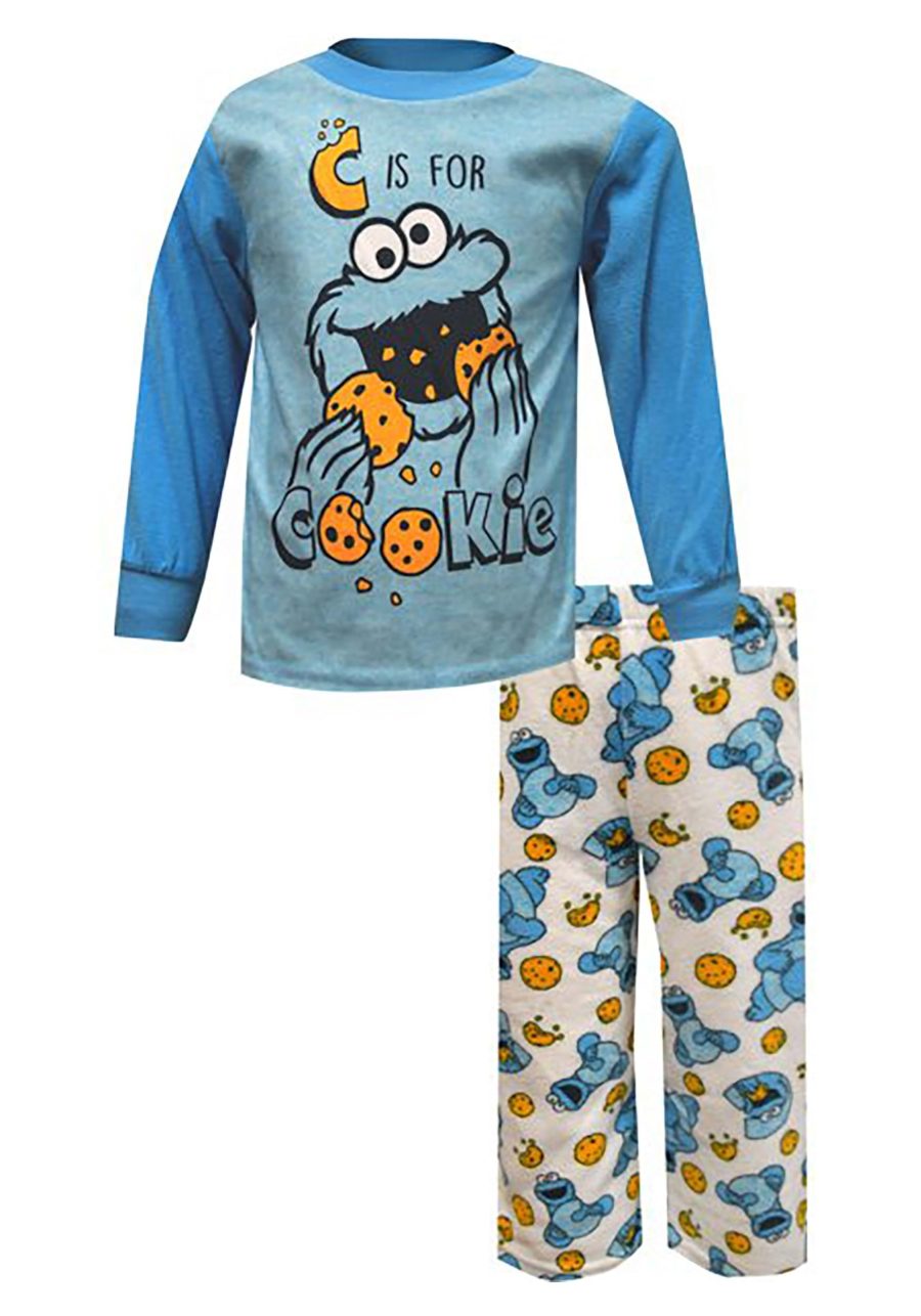 Toddler Boy's C is for Cookie Monster Pajama Set