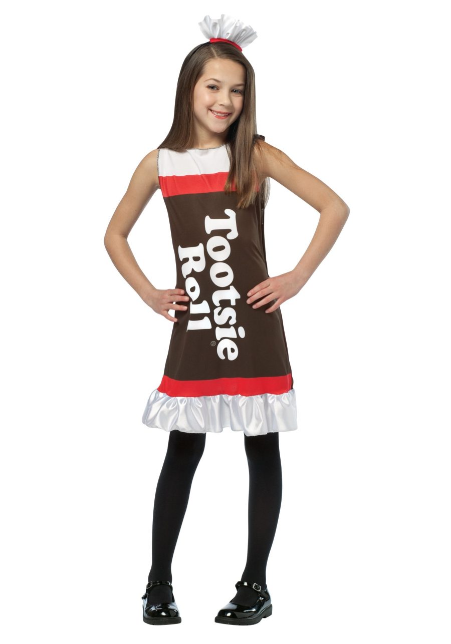 Tootsie Roll Costume Dress For Girls