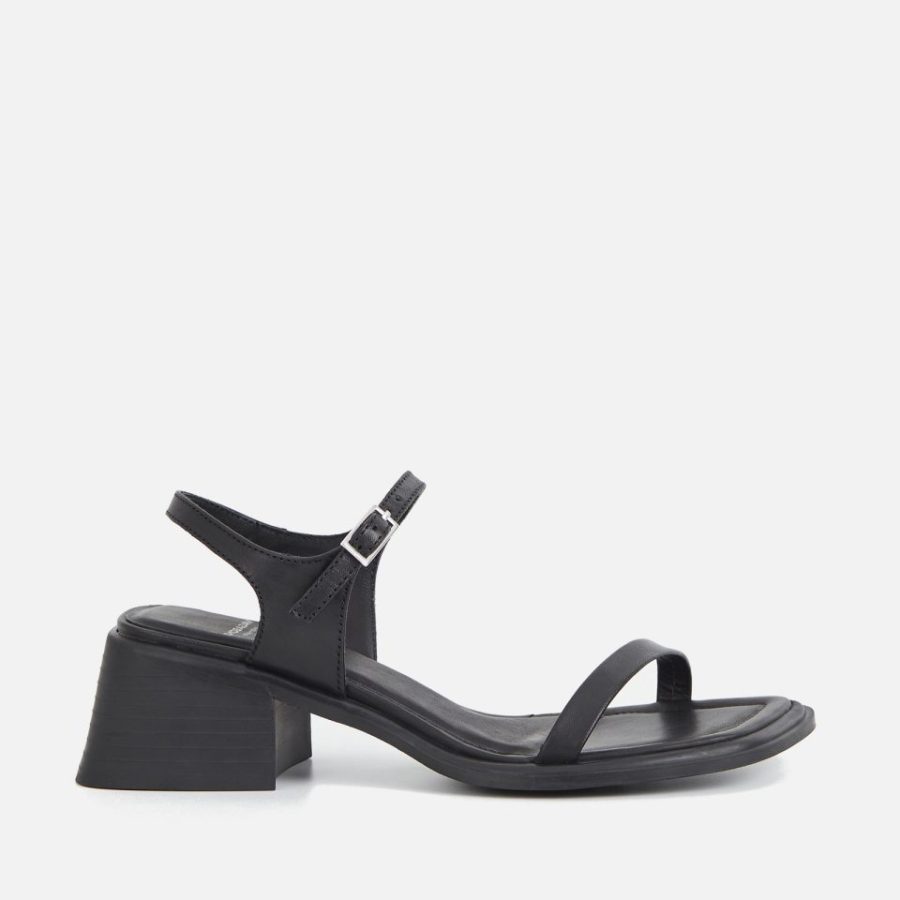 Vagabond Women's Ines Leather Heeled Sandals - Black - UK 3