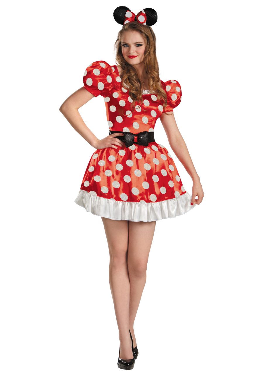 Women's Disney Classic Red Minnie Costume Dress