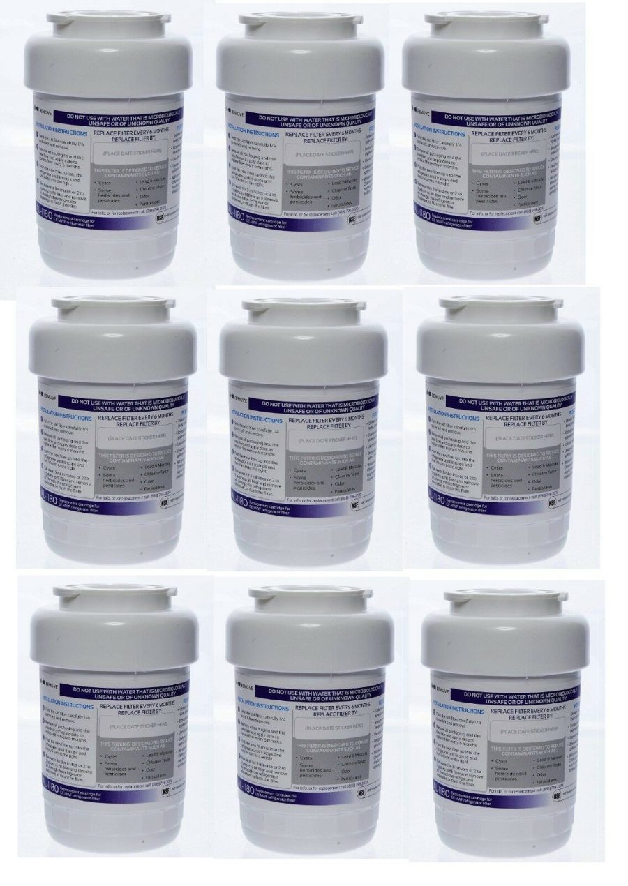 1-10 Pack Fits GE MWF SmartWater MWFP GWF Comparable Refrigerator Water Filter