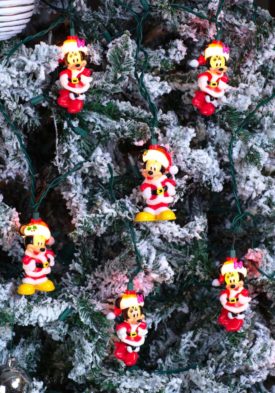 10 Piece Mickey & Minnie Indoor/Outdoor Christmas Light Set