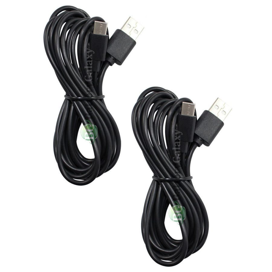 2 10FT USB Type C Battery Charger Data Sync Cable Cord for Android Cell Phone