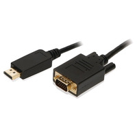 2-Power CAB0052A video cable adapter 2 m HDMI Type A (Standard) VGA (D-Sub) Black