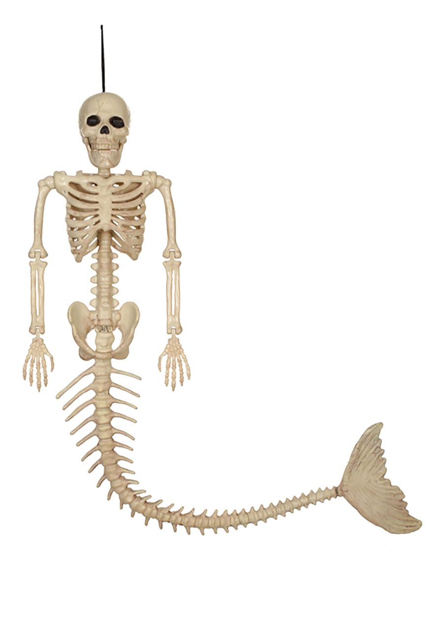 21 Skeleton Mermaid Prop