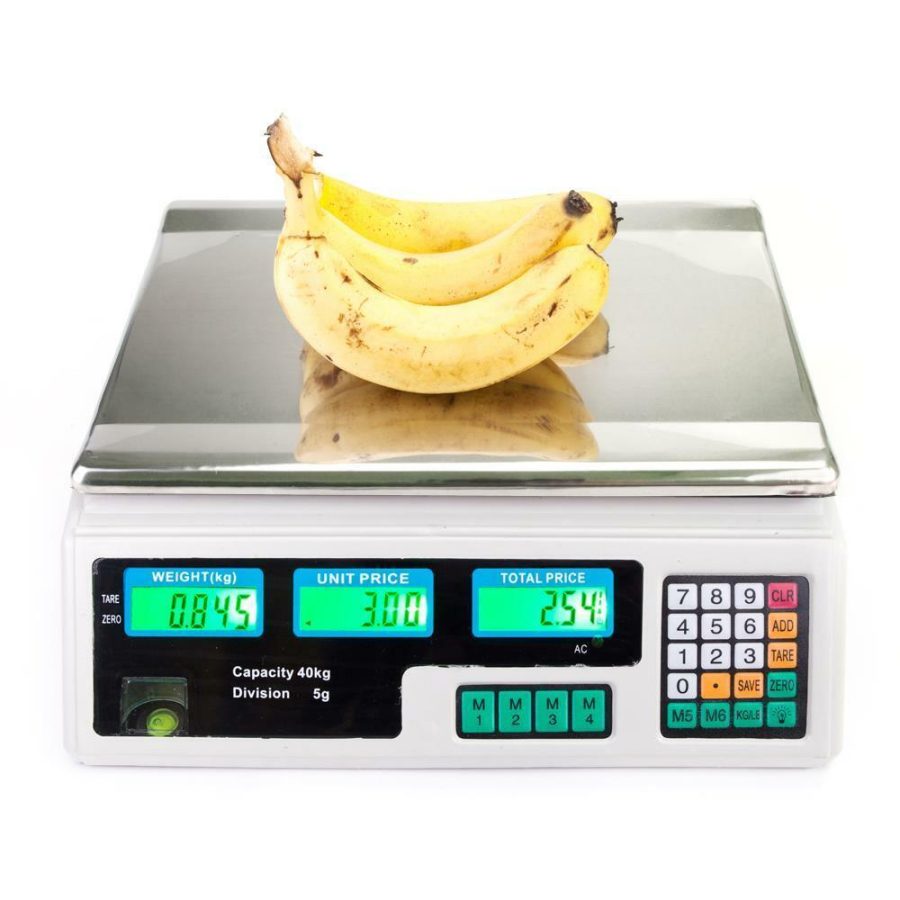 40Kg/5G Digital Scale Computing Food Produce Electronic Counting Weight 88Lb