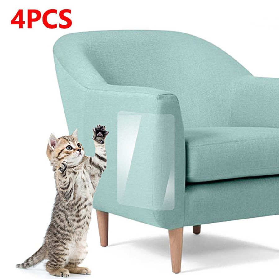 4PCS Cat Claw Sofa Anti-scratch Guards Cloth Sofa Protector Mat Couch Cat Scratc