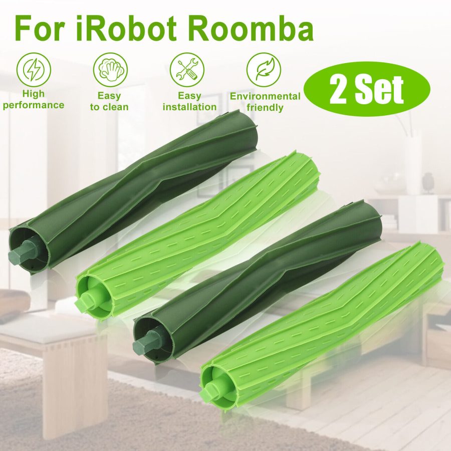 4X Roller Brushes For Irobot Roomba I7 I7+ I3 I3+ I4 I6 I6+ I8 I8+/Plus E5 E6 E7