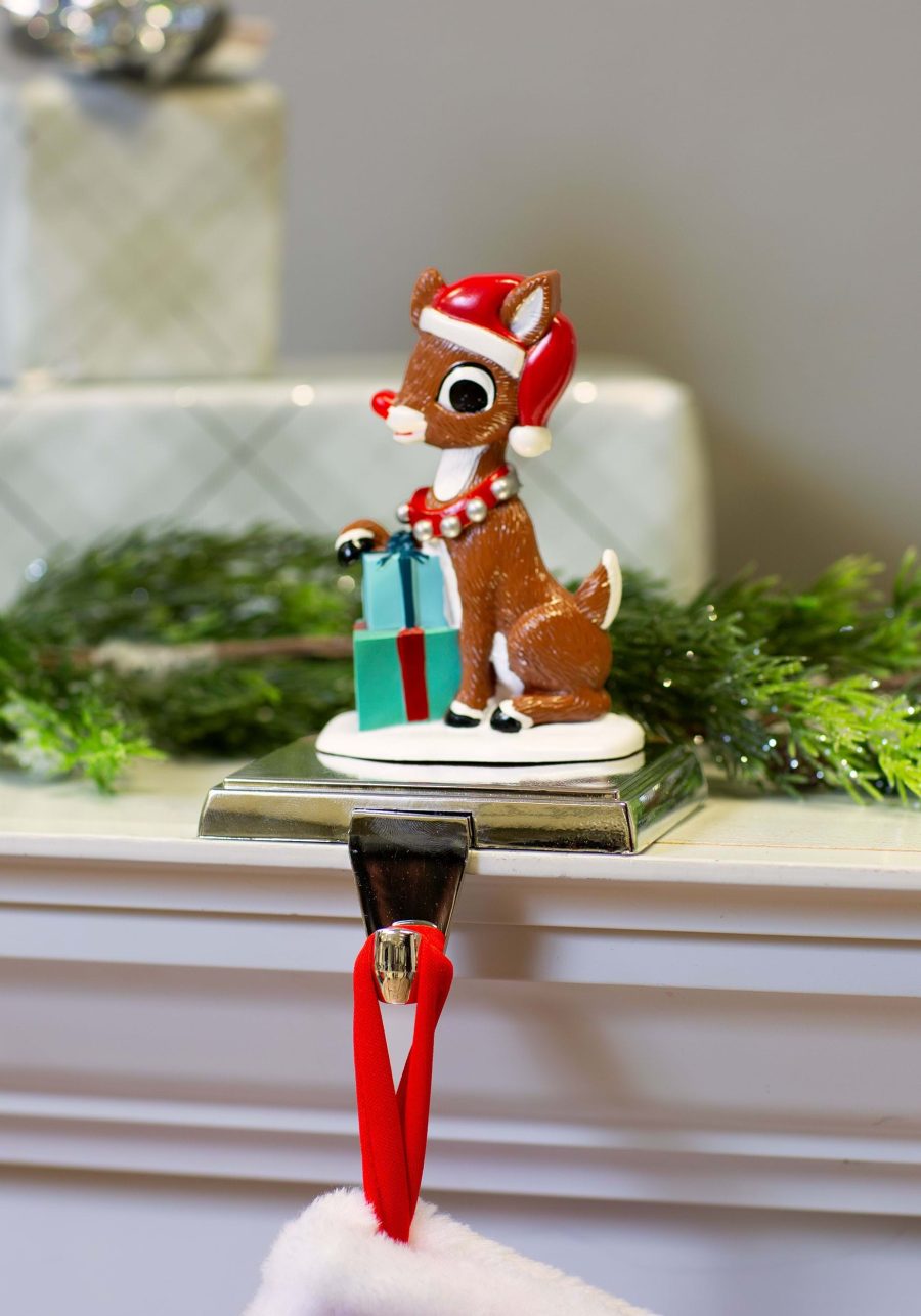 6.5 Rudolph with Presents Stocking Holder