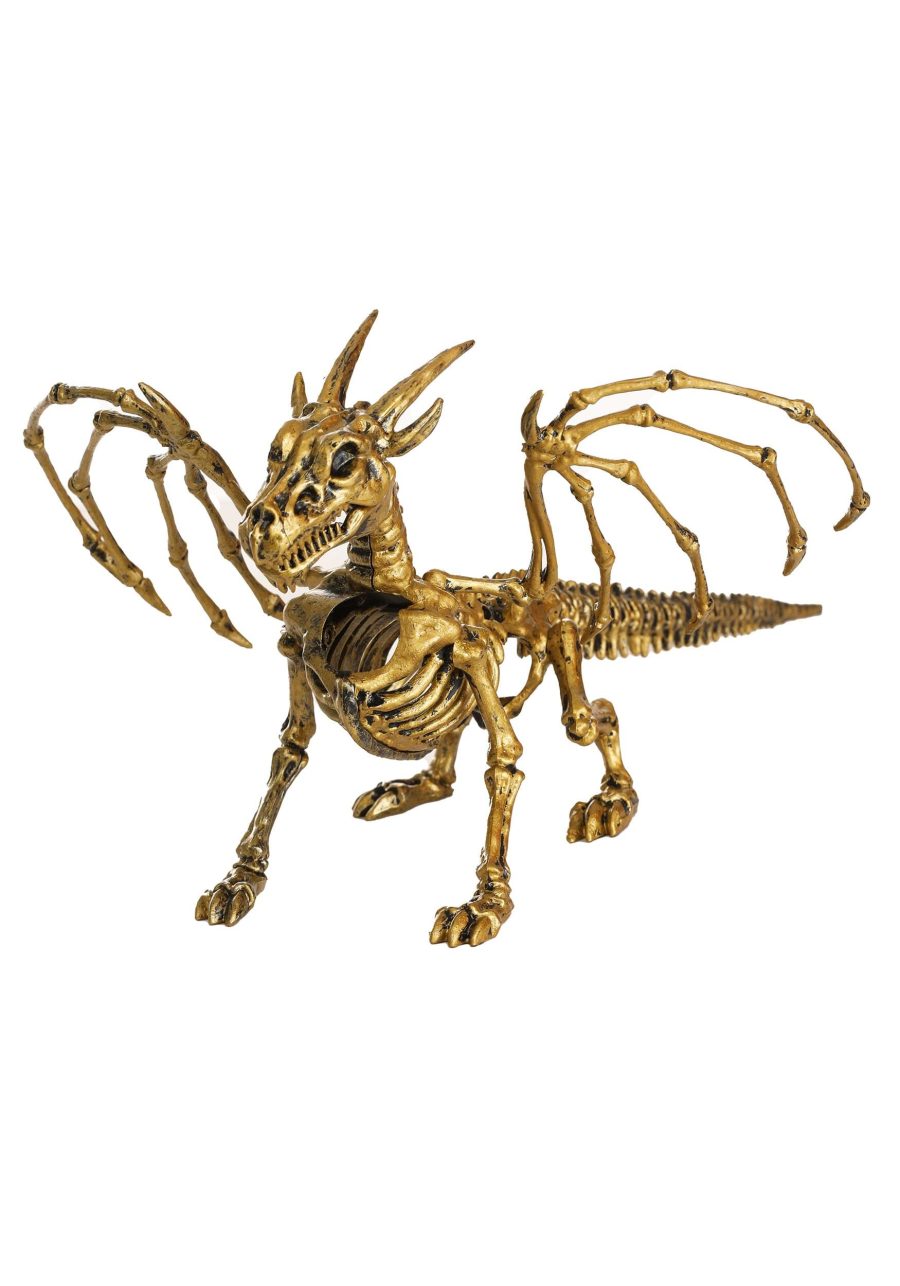 7 Gold Skeleton Dragon