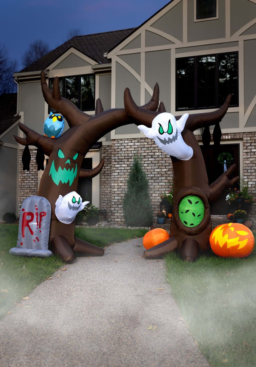 8FT Inflatable Scary Tree Archway Decoration