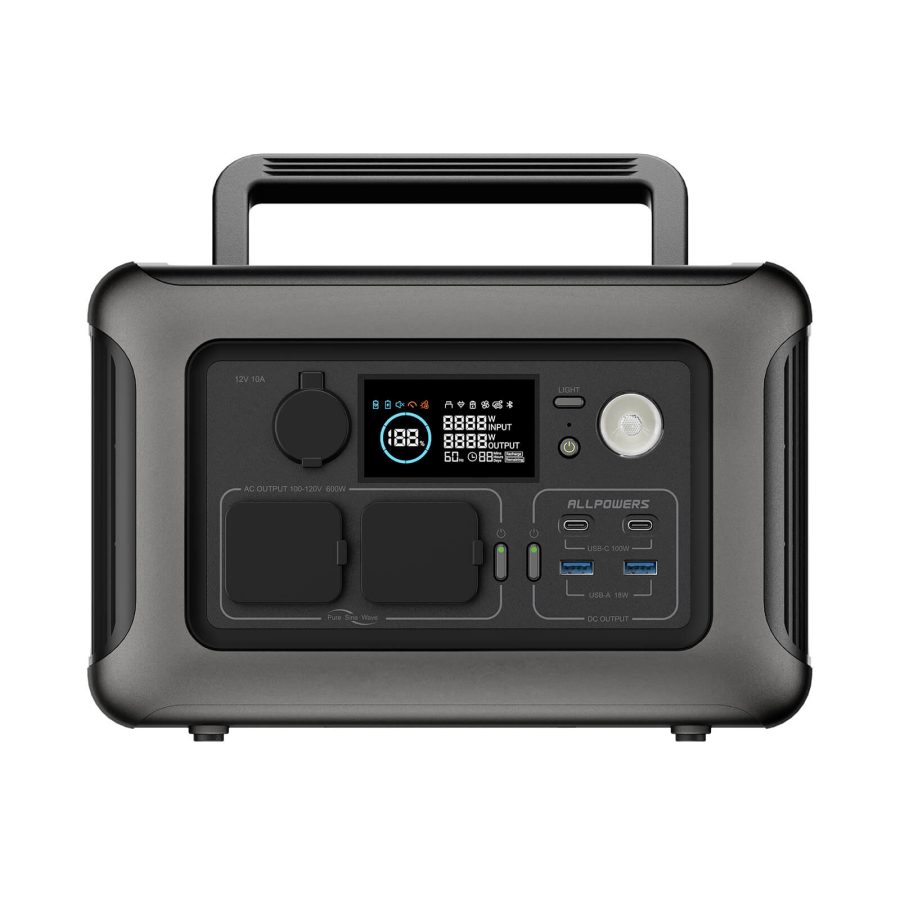 ALLPOWERS R600 Portable Power Station 600W 299Wh