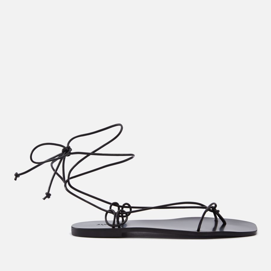ALOHAS Women's Misty Flat Sandals - Black - UK 6