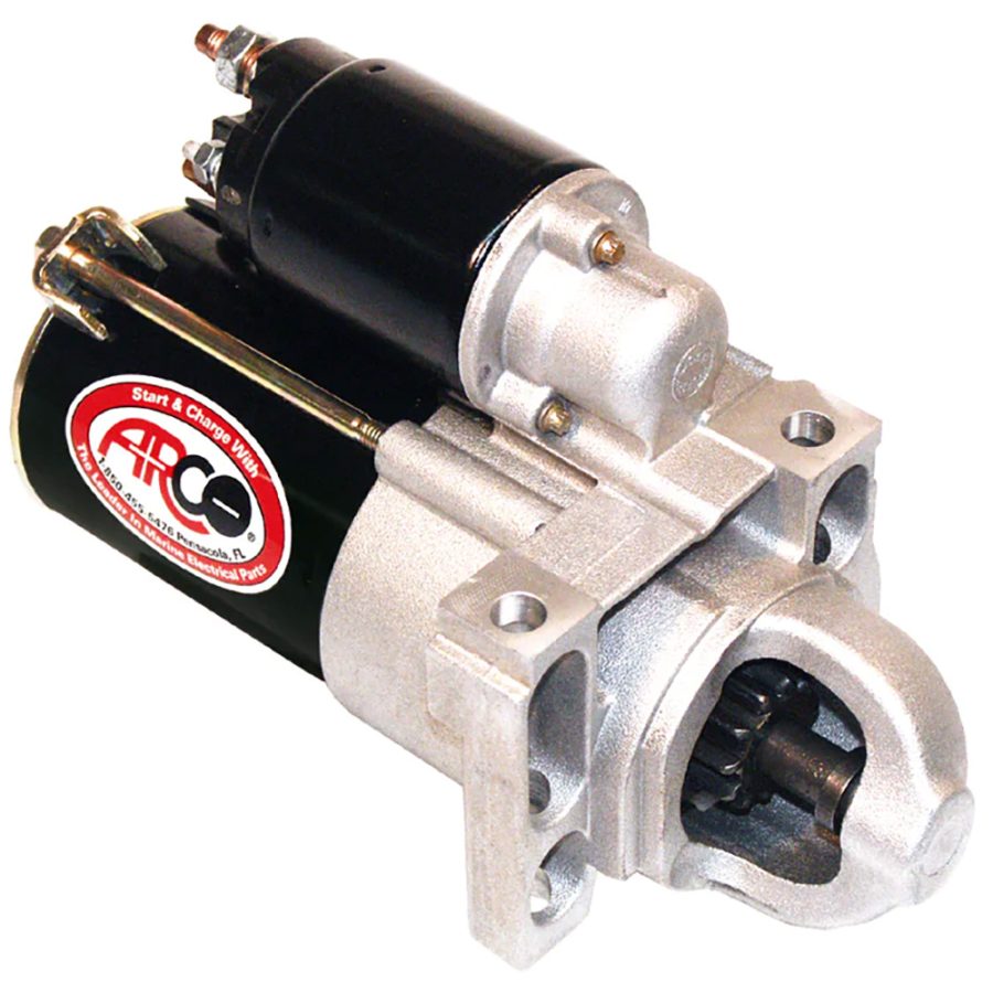 ARCO 30462 MARINE TOP MOUNT INBOARD STARTER W/GEAR REDUCTION - COUNTER CLOCKWISE ROTATION