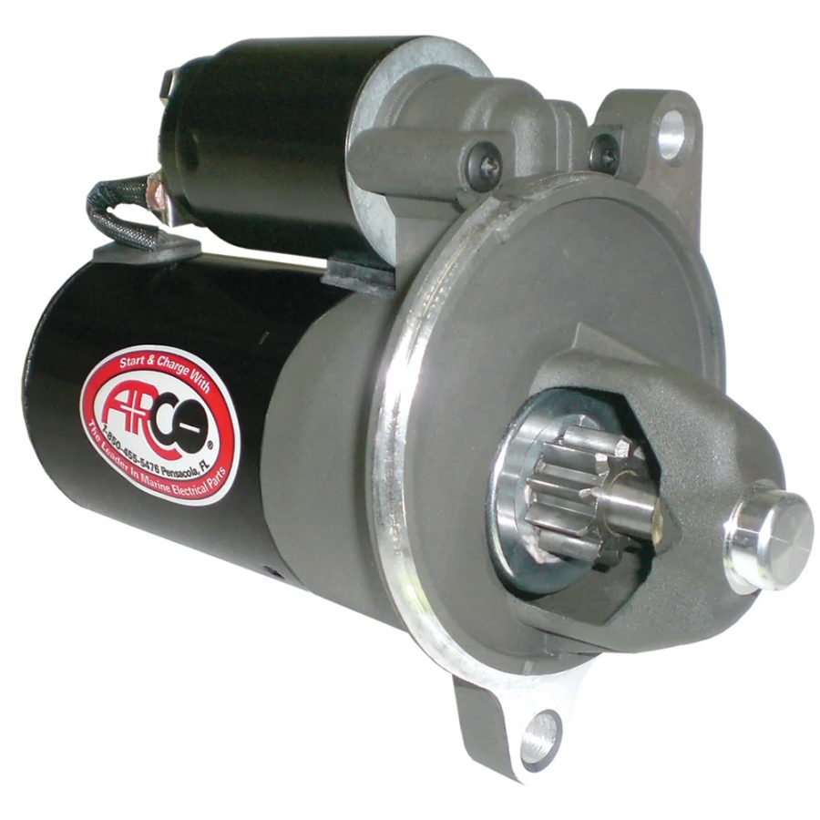 ARCO 70200 MARINE HIGH-PERFORMANCE INBOARD STARTER W/GEAR REDUCTION & PERMANENT MAGNET - CLOCKWISE ROTATION