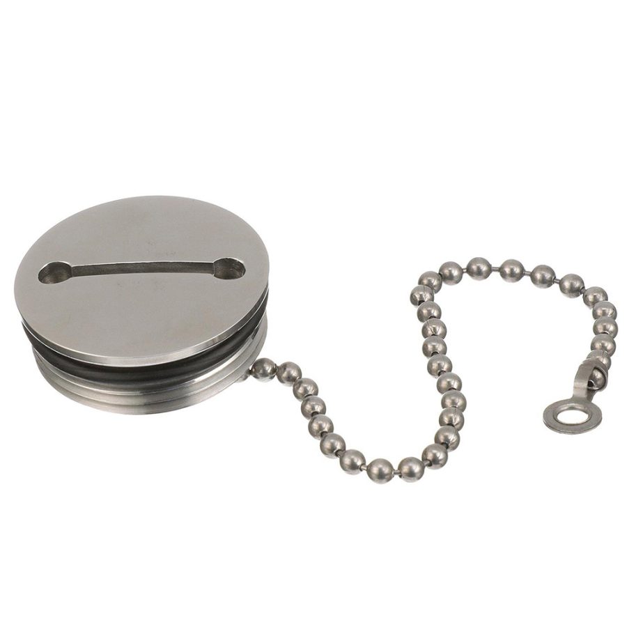 ATTWOOD 66074-3 DECK FILL REPLACEMENT CAP AND CHAIN