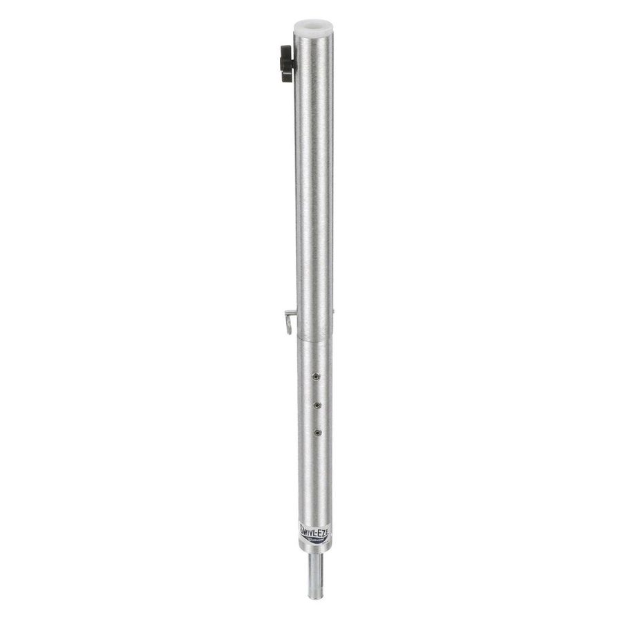 ATTWOOD SP2244ADJ SP-2244-ADJ Lock' N-Pin ¾-inch Pin Post, Manually Adjustable from 25-31 Inches, Non-Threaded, Steel Pin, Brushed Aluminum