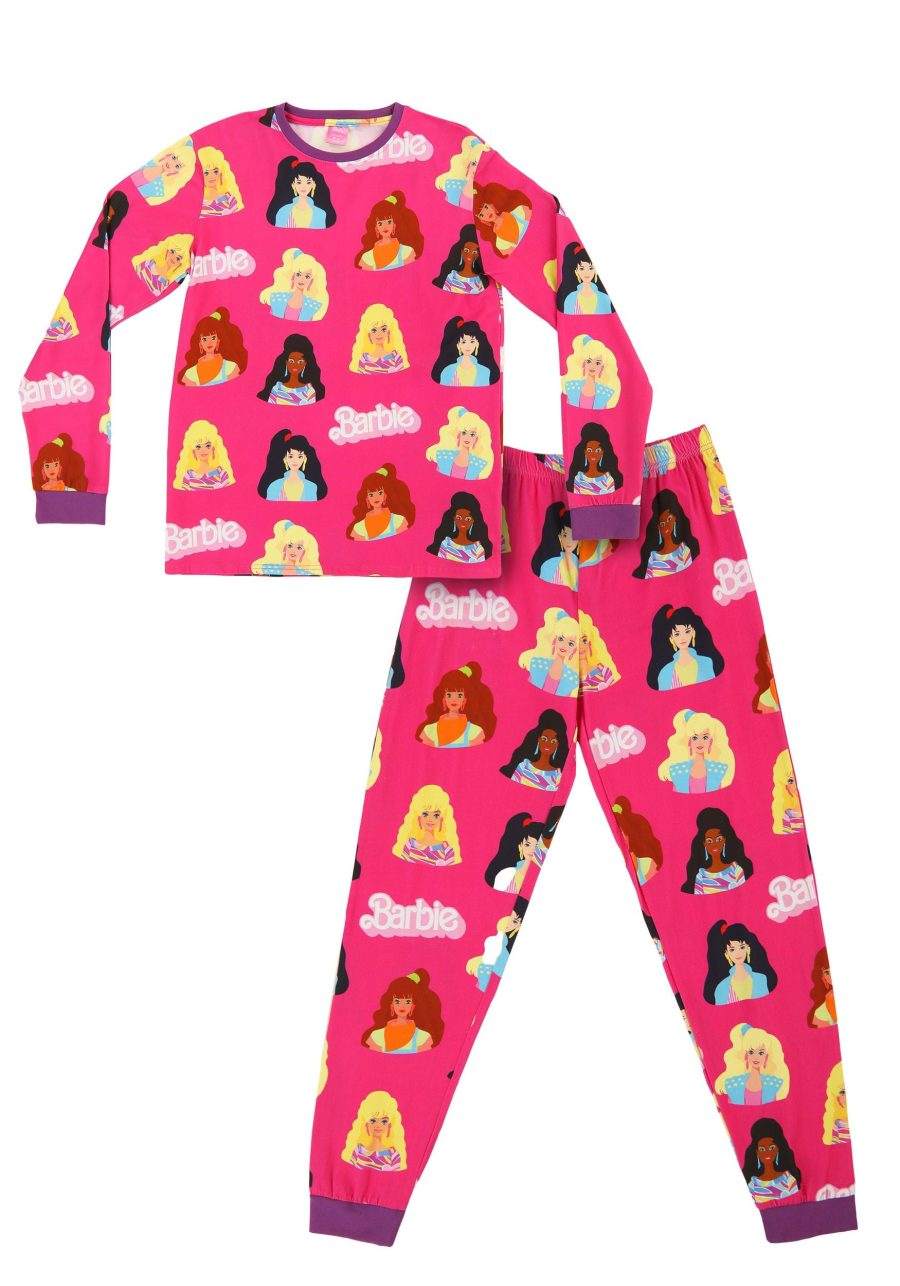 Adult Cakeworthy Barbie Pajama Set