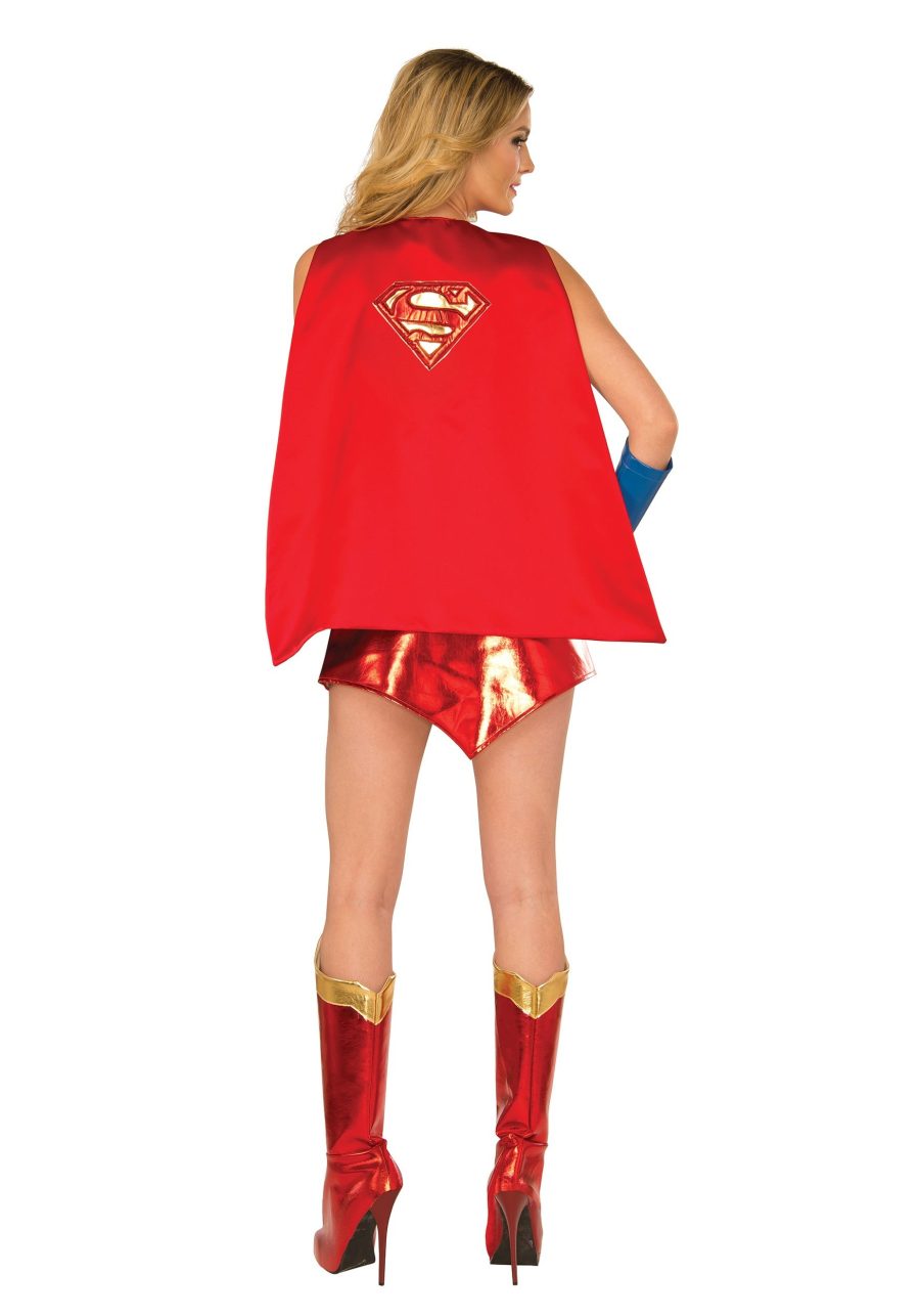Adult Deluxe DC Comics Supergirl Costume Cape