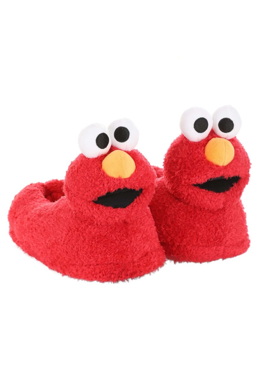 Adult Elmo Plush Slippers
