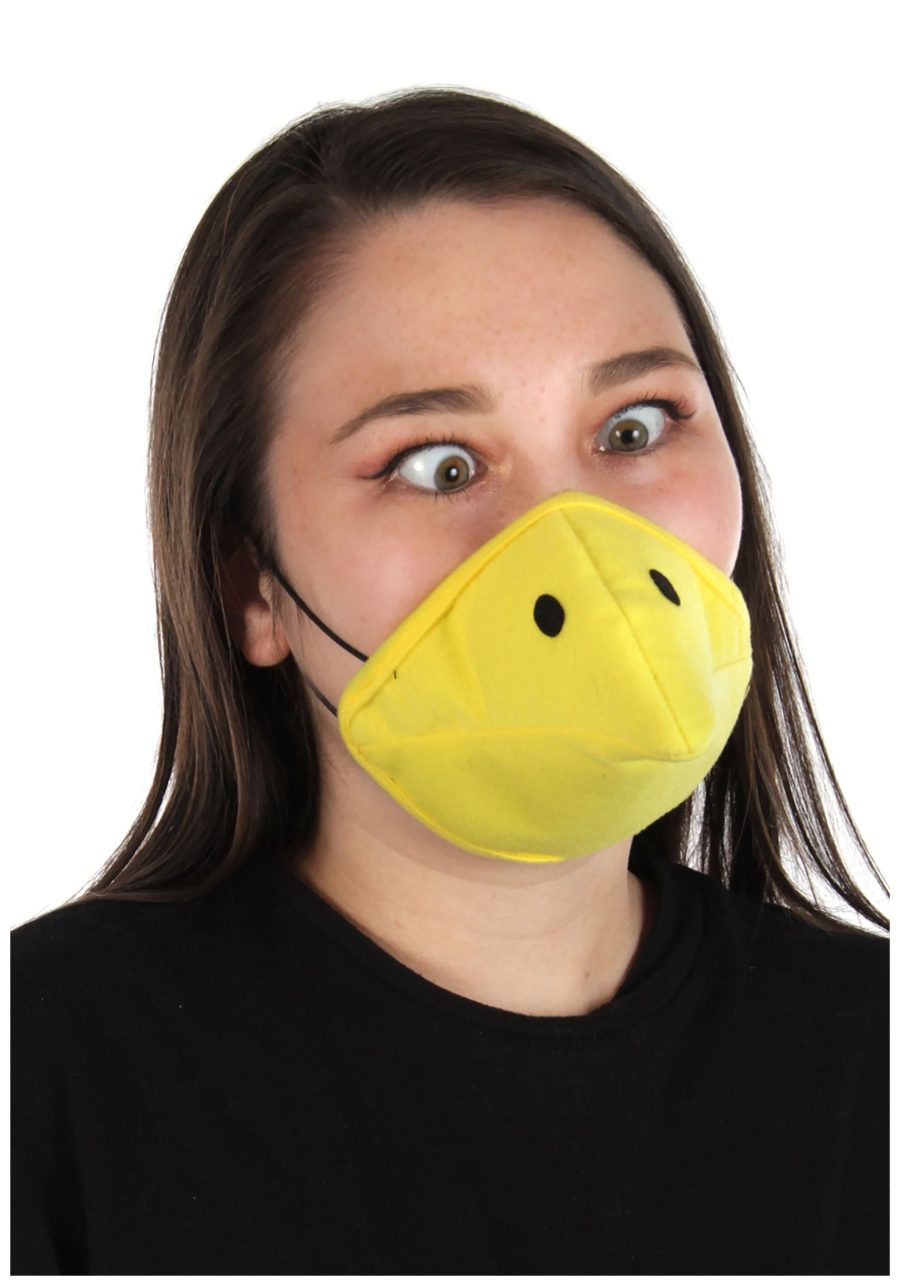 Adult Yellow Chicken Face Mask