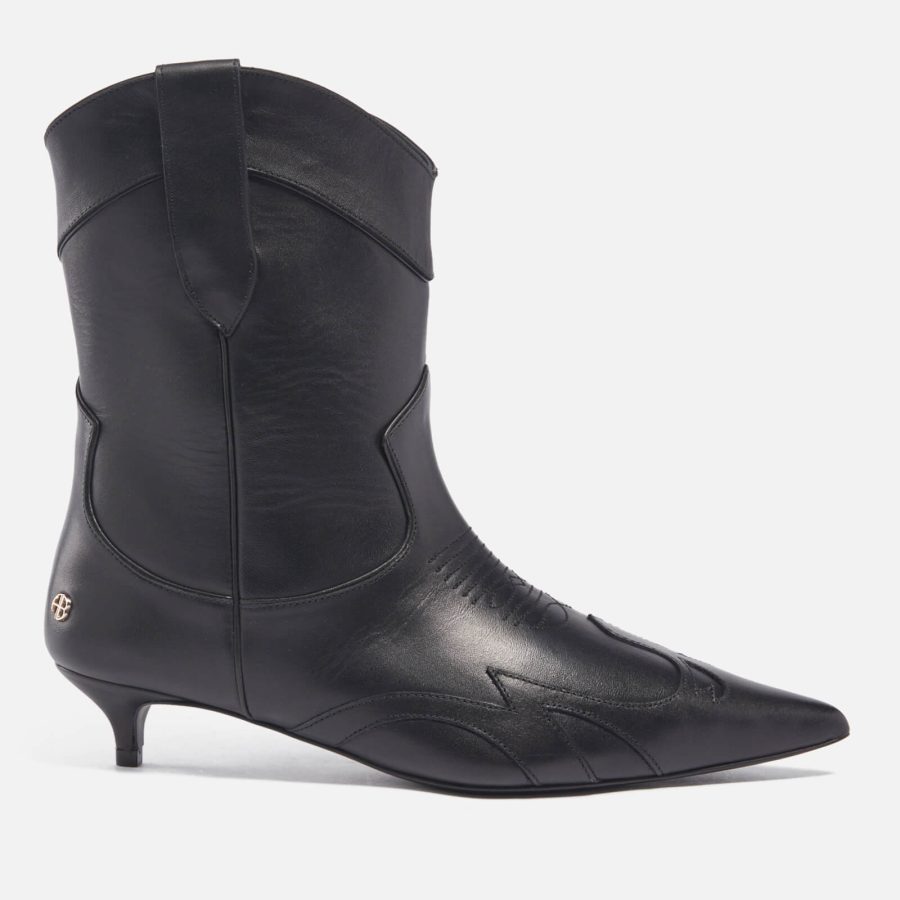 Anine Bing Women's Rae Leather Western Boots - UK 8