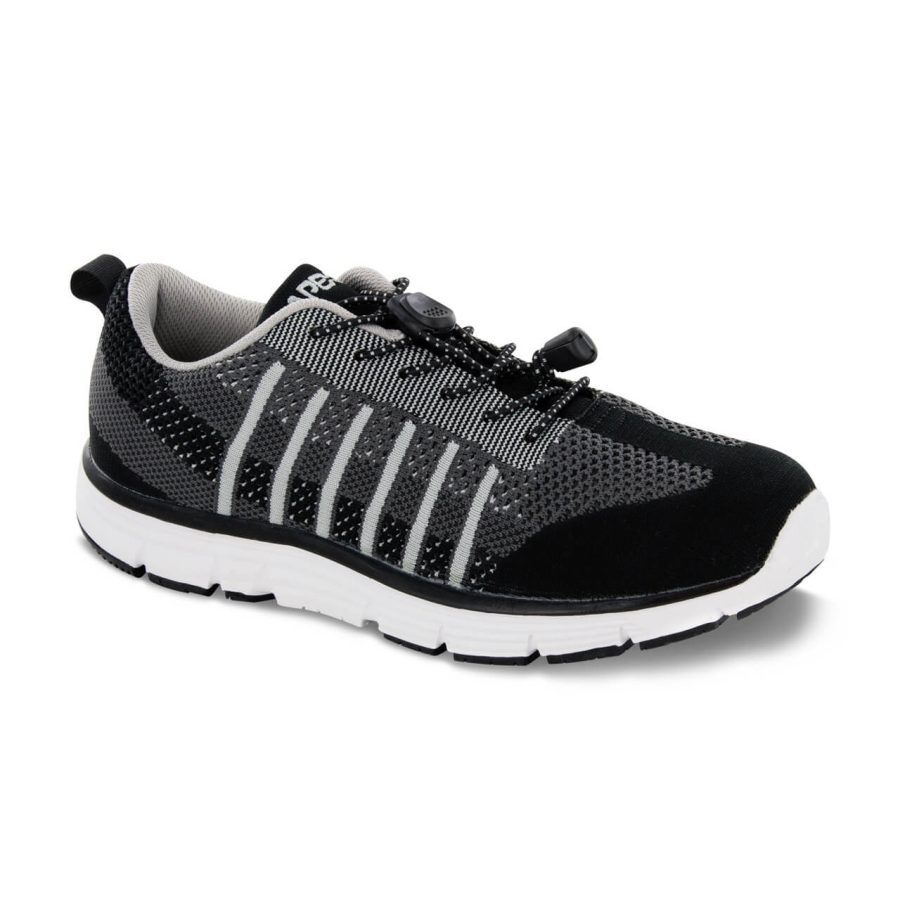Apex Shoes A7000M Men's Knit Athletic Shoe - Comfort Orthopedic Diabetic Shoe - Extra Depth for Orthotics - Extra Wide