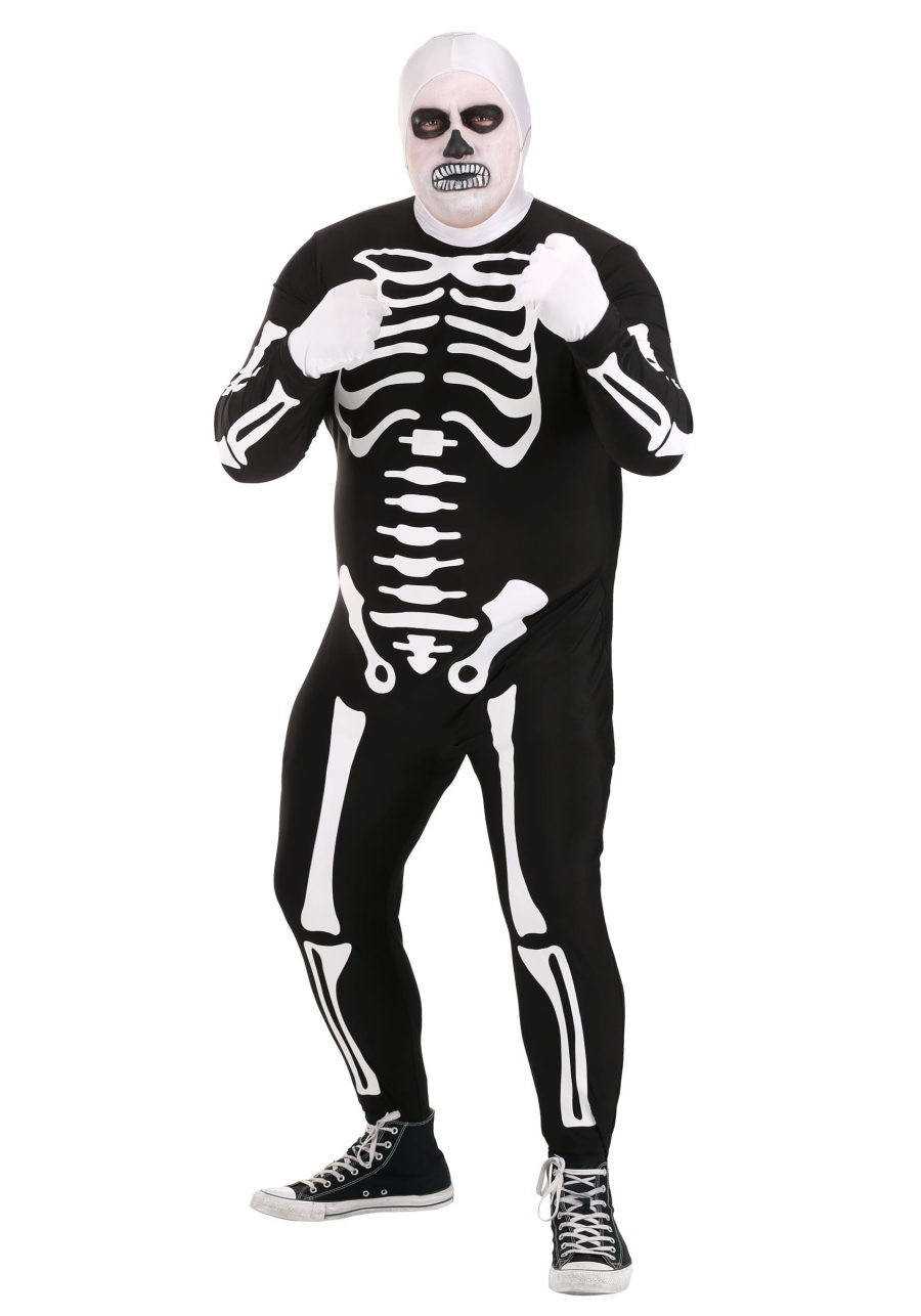 Authentic Plus Size Karate Kid Skeleton Suit
