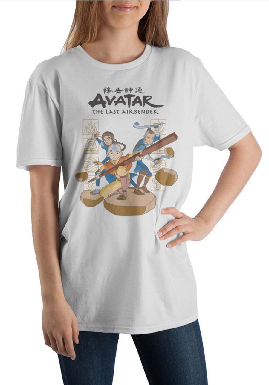 Avatar The Last Airbender White Unisex Tee
