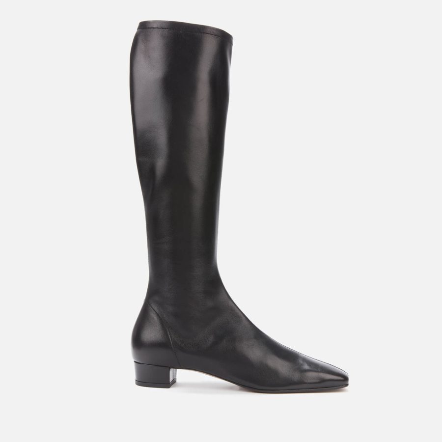 BY FAR Women's Edie Leather Knee High Boots - Black - UK 3