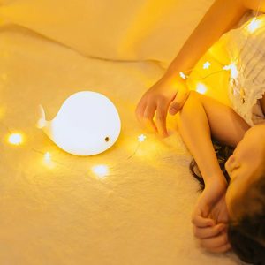 Baby Whale Silicone Night Light