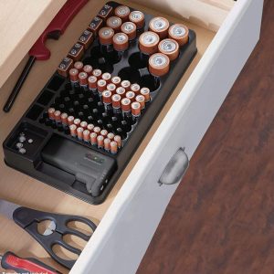 Battery Storage Case with Tester