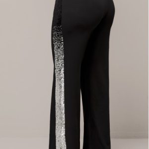 Black Ombre Sequin High Waisted Pants