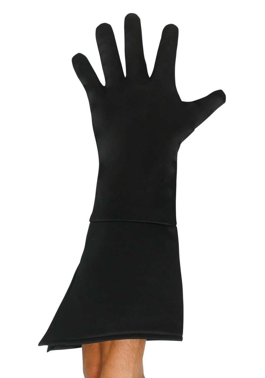 Black Superhero Gloves for Kids