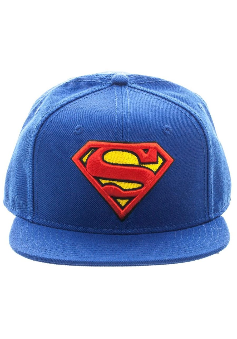 Blue Snapback Hat Superman