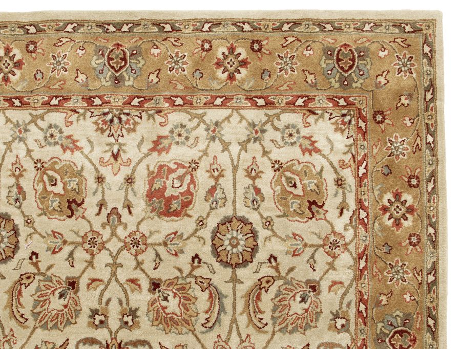 Brand New Brant Brown Wool Persian Style Area Rug - 5' x 8'