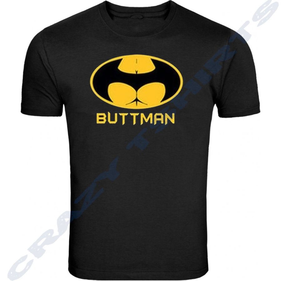 Buttman Mens Shirt Funny Tee of Sexy Butt in a Bikini