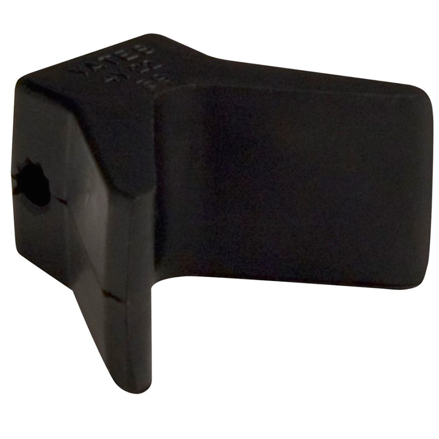 C.E. SMITH 29552 BOW Y-STOP - 2 INCH X 2 INCH - BLACK NATURAL RUBBER