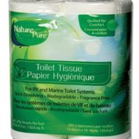 CP PRODUCTS 25965 Toilet Tissue; Nature Pure; 2 Ply; 4 Roll Pack; 280 Sheets Per Roll (Case of 24)