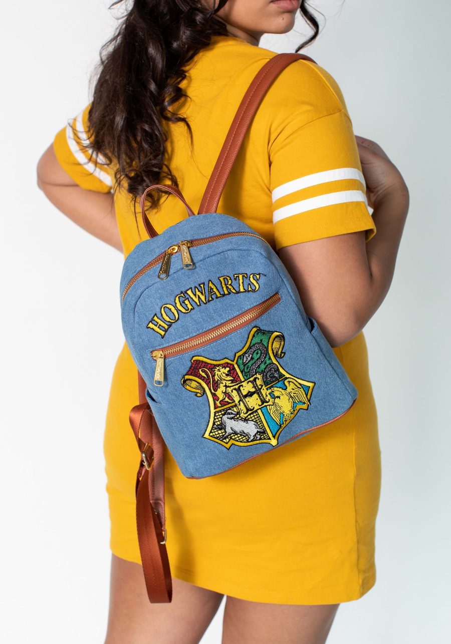 Cakeworthy Hogwarts Denim Mini Backpack