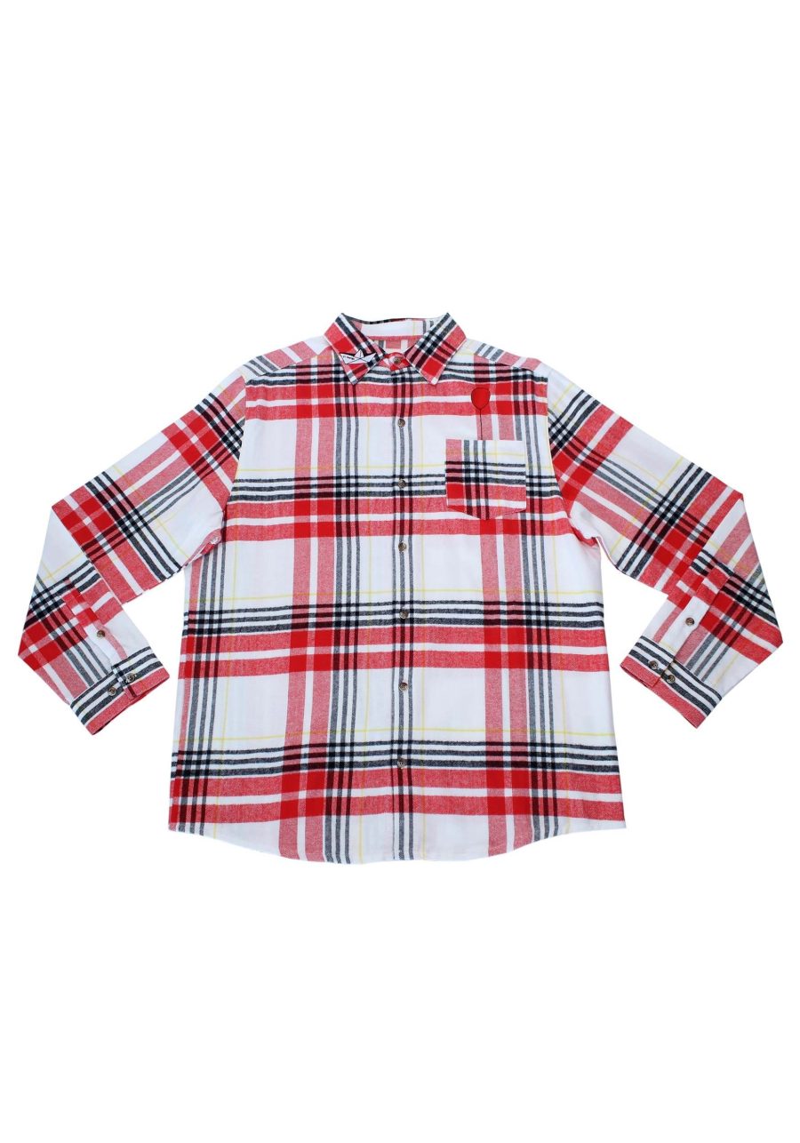 Cakeworthy It Flannel Long Sleeve Shirt for Adults
