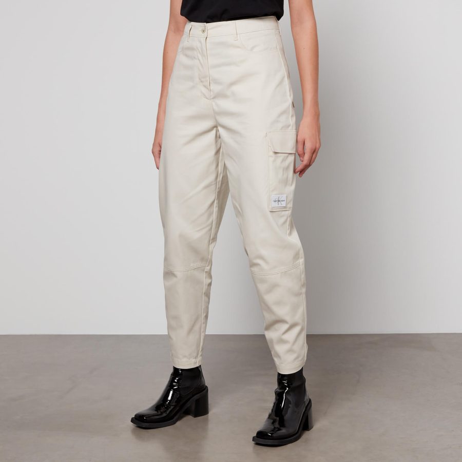 Calvin Klein Jeans Cotton-Twill Cargo Trousers - M