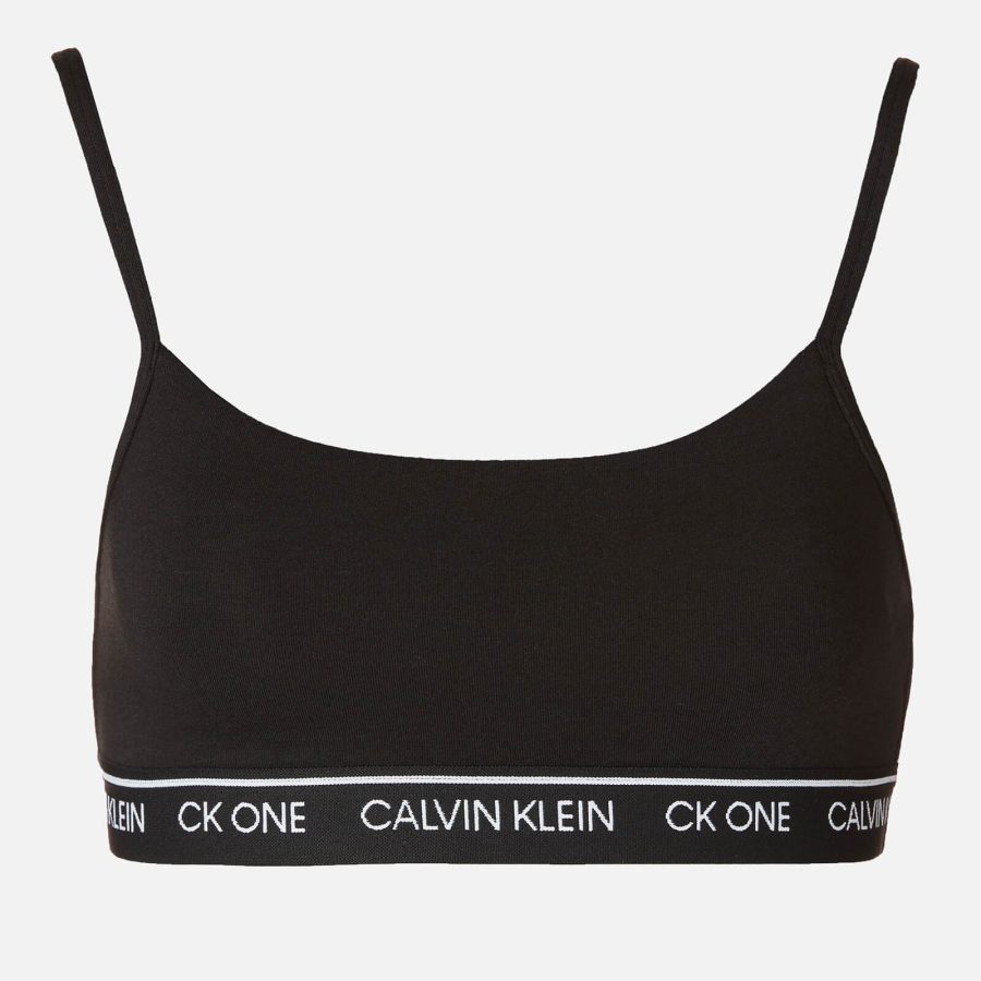 Calvin Klein Women's Unlined Bralette - Black - L