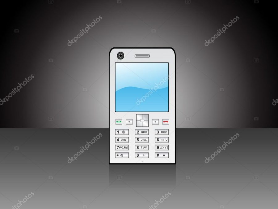 Cell phone illustration