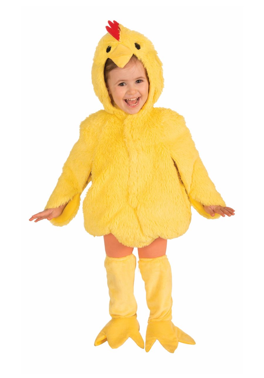 Child Plush Yellow Chicken Costume